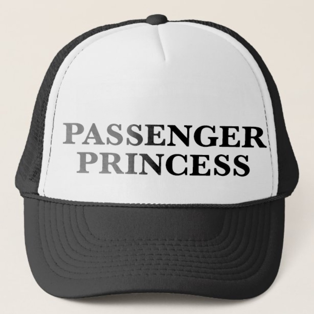 passenger princess black trucker hat